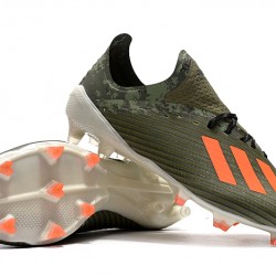 Kopačky Adidas X 19.1 FG Zelená oranžový 39-45