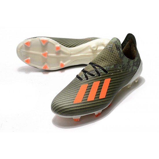 Kopačky Adidas X 19.1 FG Zelená oranžový 39-45