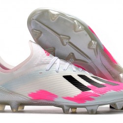 Kopačky Adidas X 19.1 FG Bílá Růžový Černá 35-45
