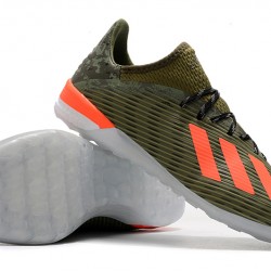Kopačky Adidas X 19.1 IC Zelená oranžový 39-45