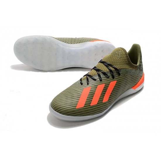 Kopačky Adidas X 19.1 IC Zelená oranžový 39-45