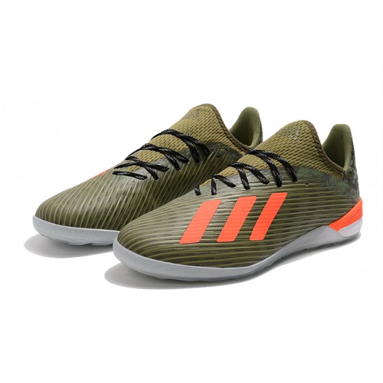 Kopačky Adidas X 19.1 IC Zelená oranžový 39-45