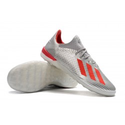 Kopačky Adidas X 19.1 IC Stříbro Červené 39-45