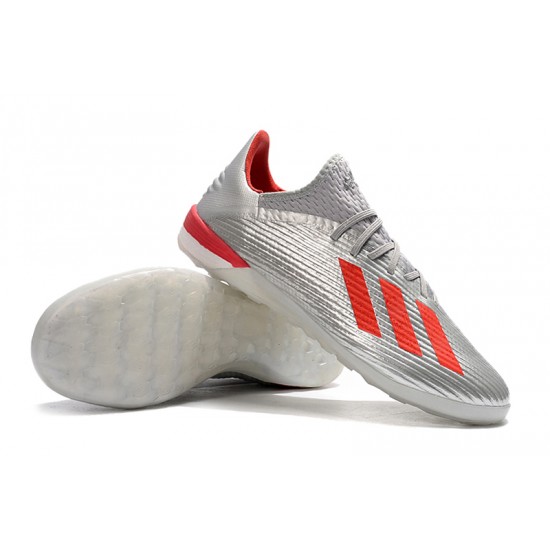 Kopačky Adidas X 19.1 IC Stříbro Červené 39-45