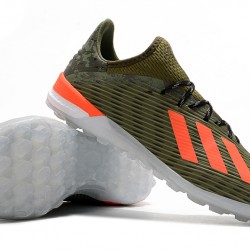Kopačky Adidas X 19.1 TF Zelená oranžový 39-45