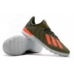 Kopačky Adidas X 19.1 TF Zelená oranžový 39-45