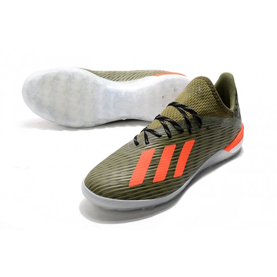 Kopačky Adidas X 19.1 TF Zelená oranžový 39-45