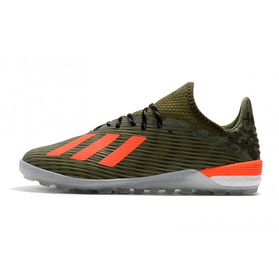 Kopačky Adidas X 19.1 TF Zelená oranžový 39-45