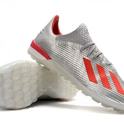 Kopačky Adidas X 19.1 TF Stříbro Červené 39-45
