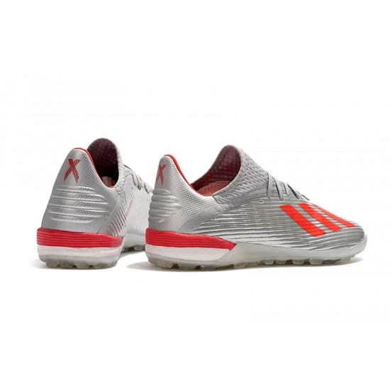 Kopačky Adidas X 19.1 TF Stříbro Červené 39-45