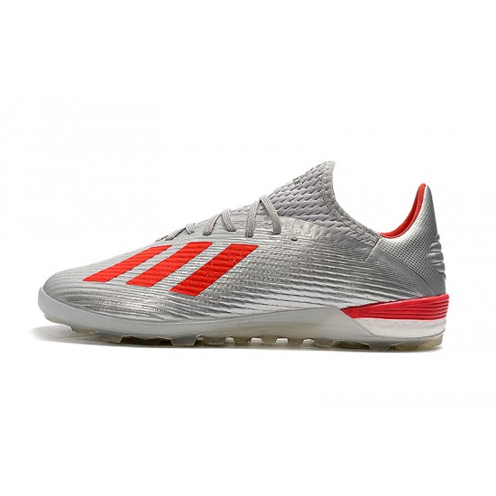 Kopačky Adidas X 19.1 TF Stříbro Červené 39-45