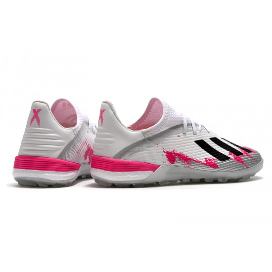 Kopačky Adidas X 19.1 TF Bílá Černá Růžový 39-45