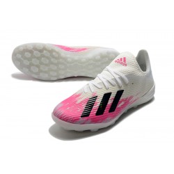 Kopačky Adidas X 19.1 TF Bílá Růžový Černá 39-45