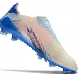 Kopačky Adidas X Ghosted AG Bílá Modrý oranžový 39-45