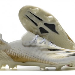 Kopačky Adidas X Ghosted.1 FG Bílá Zlato 39-45