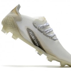 Kopačky Adidas X Ghosted.1 FG Bílá Zlato 39-45