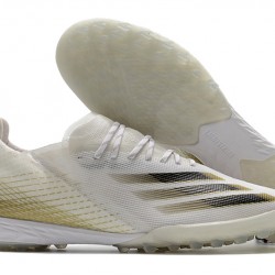 Kopačky Adidas X Ghosted.1 TF Bílá Zlato Černá 39-45