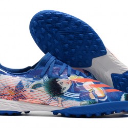 Kopačky Adidas X Ghosted.3 TF Modrý Bílá oranžový 39-45