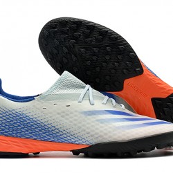 Kopačky Adidas X Ghosted.3 TF Bílá Modrý oranžový 39-45
