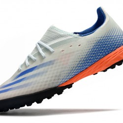 Kopačky Adidas X Ghosted.3 TF Bílá Modrý oranžový 39-45