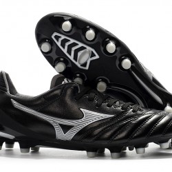 Kopačky Mizuno Morelia Neo II Made in Japan Černá Stříbro 39-45