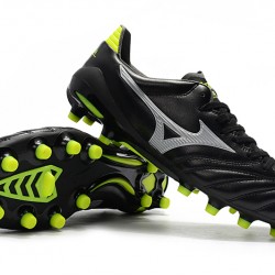 Kopačky Mizuno Morelia Neo II Made in Japan Černá Stříbro Zelená 39-45