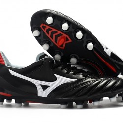 Kopačky Mizuno Morelia Neo II Made in Japan Černá Stříbro Červené 39-45