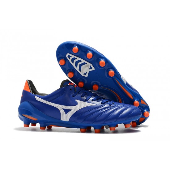 Kopačky Mizuno Morelia Neo II Made in Japan Modrý Bílá oranžový 39-45