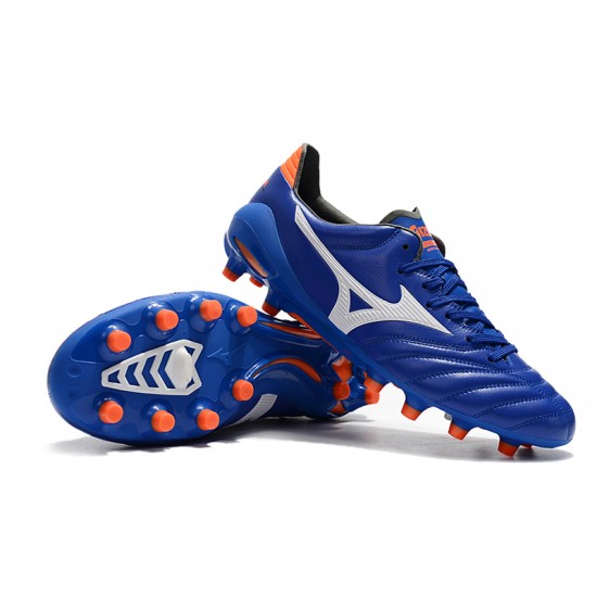 Kopačky Mizuno Morelia Neo II Made in Japan Modrý Bílá oranžový 39-45