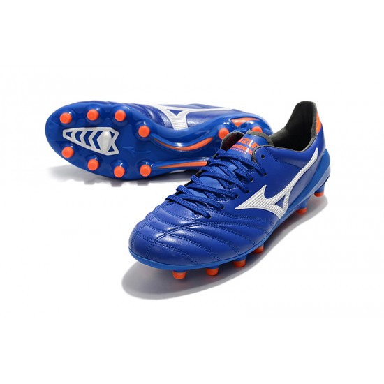 Kopačky Mizuno Morelia Neo II Made in Japan Modrý Bílá oranžový 39-45