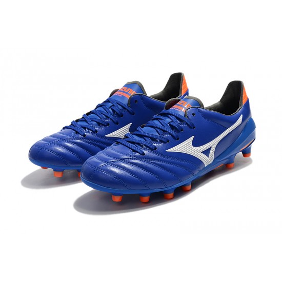 Kopačky Mizuno Morelia Neo II Made in Japan Modrý Bílá oranžový 39-45