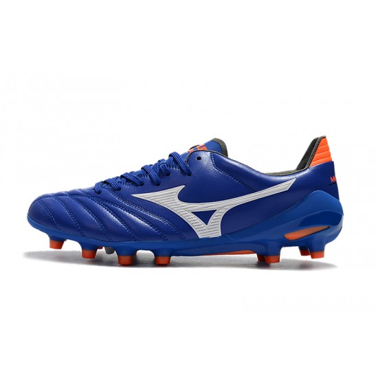 Kopačky Mizuno Morelia Neo II Made in Japan Modrý Bílá oranžový 39-45