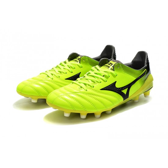 Kopačky Mizuno Morelia Neo II Made in Japan Zelená Černá 39-45