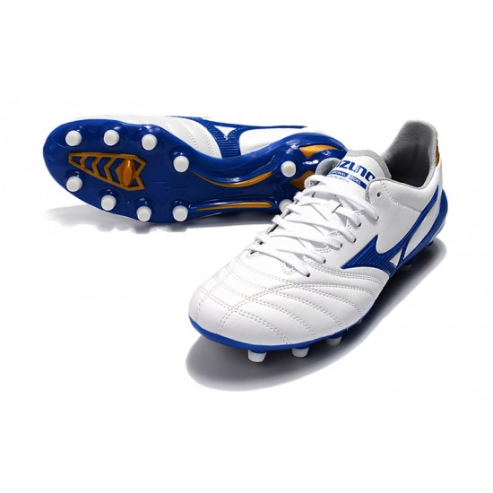 Kopačky Mizuno Morelia Neo II Made in Japan Bílá Modrý 39-45