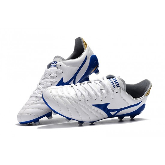 Kopačky Mizuno Morelia Neo II Made in Japan Bílá Modrý 39-45