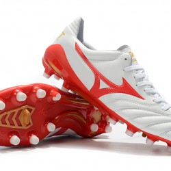Kopačky Mizuno Morelia Neo II Made in Japan Bílá Červené 39-45