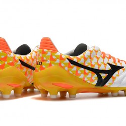 Kopačky Mizuno Morelia Neo II Made in Japan Bílá Žlutá oranžový 39-45