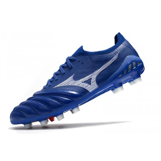 Kopačky Mizuno Morelia Neo III B Made In Japan FG Modrý Bílá 39-45