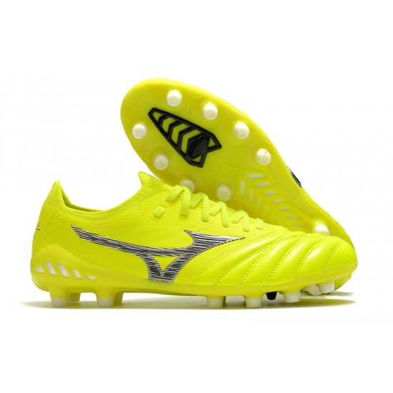 Kopačky Mizuno Morelia Neo III B Made In Japan FG Zelená Černá 39-45