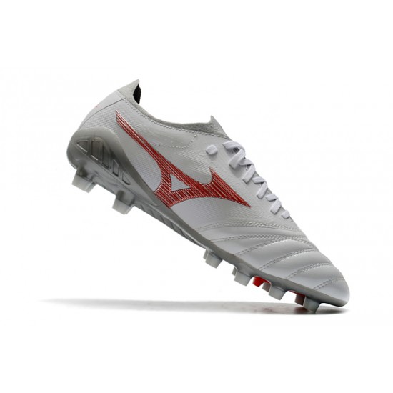 Kopačky Mizuno Morelia Neo III B Made In Japan FG Šedá Červené 39-45