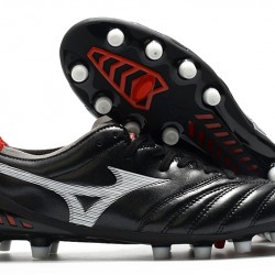 Kopačky Mizuno Morelia Neo III Pro FG Černá Stříbro 39-45