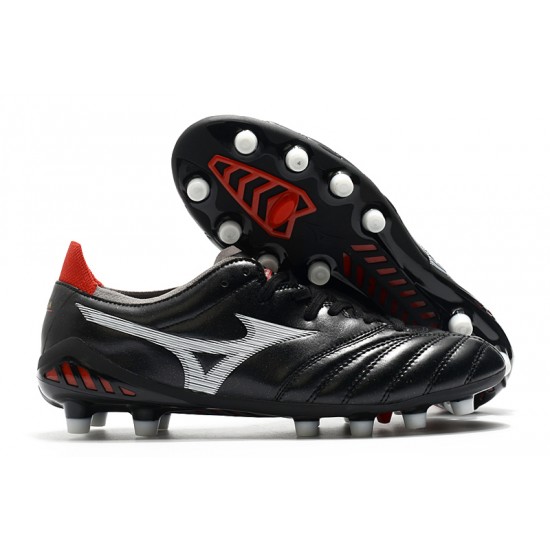 Kopačky Mizuno Morelia Neo III Pro FG Černá Stříbro 39-45