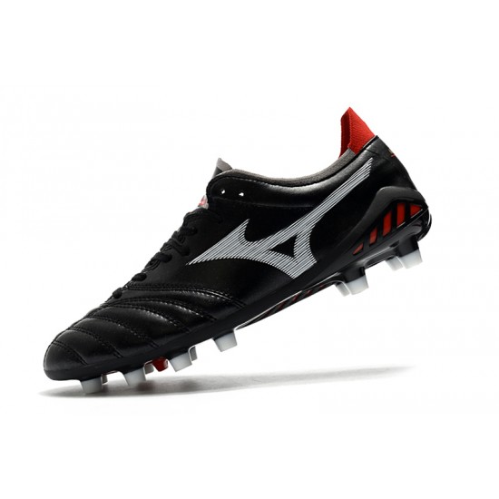 Kopačky Mizuno Morelia Neo III Pro FG Černá Stříbro 39-45