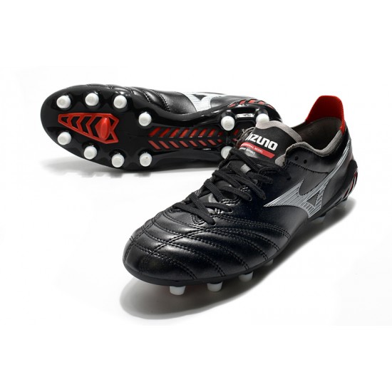 Kopačky Mizuno Morelia Neo III Pro FG Černá Stříbro 39-45