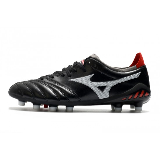 Kopačky Mizuno Morelia Neo III Pro FG Černá Stříbro 39-45