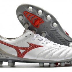 Kopačky Mizuno Morelia Neo III Pro FG Bílá Červené 39-45