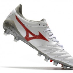 Kopačky Mizuno Morelia Neo III Pro FG Bílá Červené 39-45