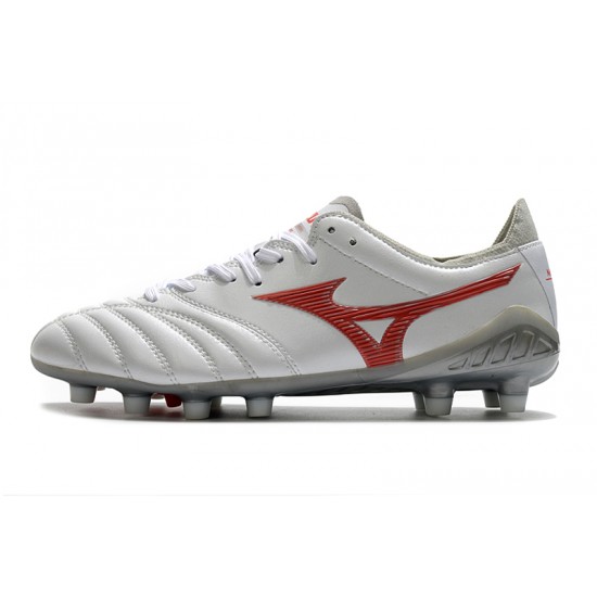 Kopačky Mizuno Morelia Neo III Pro FG Bílá Červené 39-45