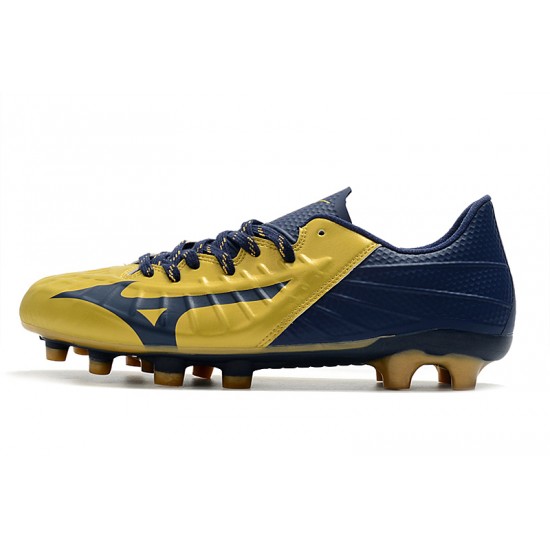 Kopačky Mizuno Rebula 3 Made In Japan FG Modrý Zlato 39-45