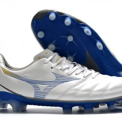 Kopačky Mizuno Rebula Cup Made In Japan FG Bílá Modrý 39-45